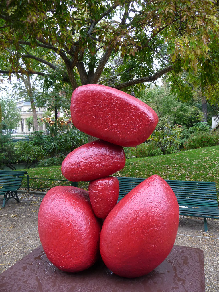 Sculpture de Ma Desheng au parc Monceau de Paris